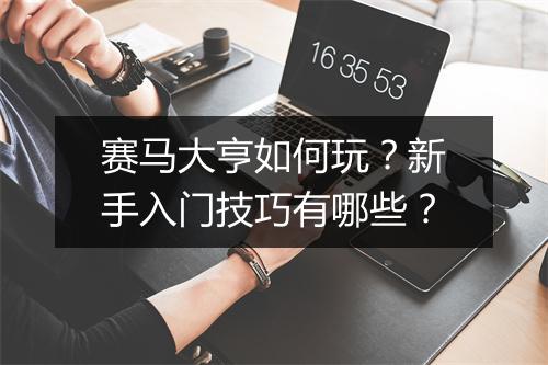 赛马大亨如何玩？新手入门技巧有哪些？