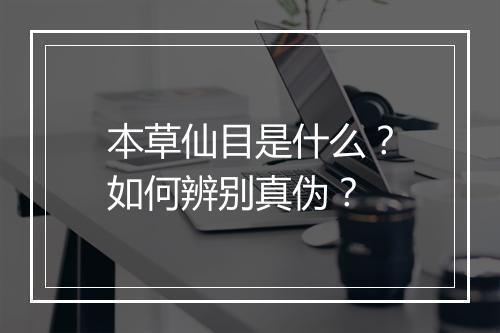 本草仙目是什么?如何辨别真伪?