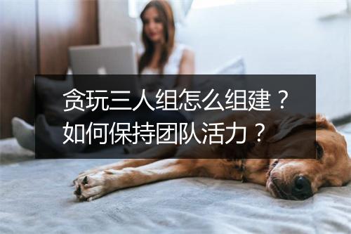 贪玩三人组怎么组建？如何保持团队活力？