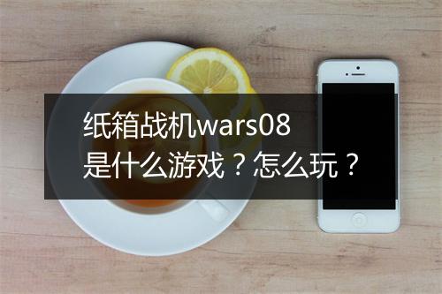 纸箱战机wars08是什么游戏?怎么玩?