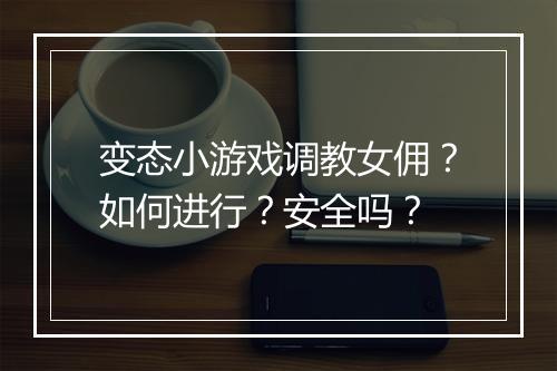 变态小游戏调教女佣?如何进行?安全吗?