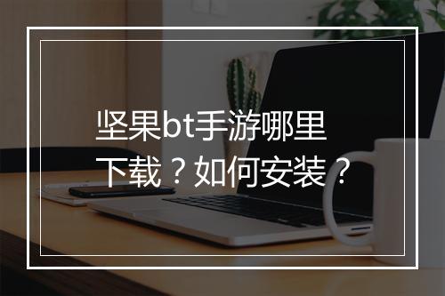 坚果bt手游哪里下载?如何安装?