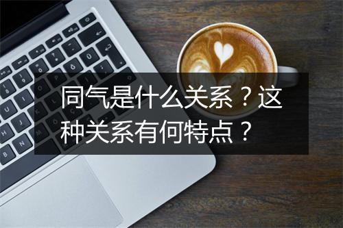 同气是什么关系?这种关系有何特点?