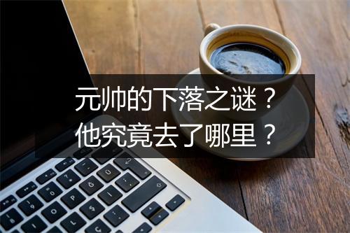 元帅的下落之谜?他究竟去了哪里?
