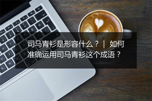 司马青衫是形容什么?| 如何准确运用司马青衫这个成语?