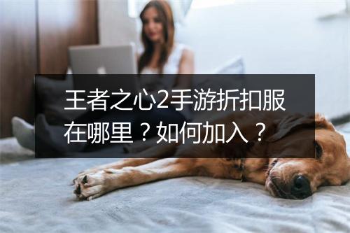 王者之心2手游折扣服在哪里?如何加入?