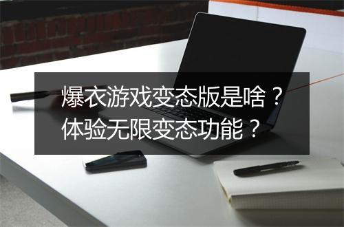 爆衣游戏变态版是啥?体验无限变态功能?