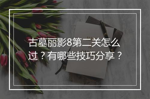 古墓丽影8第二关怎么过？有哪些技巧分享？