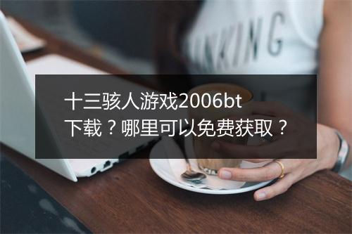 十三骇人游戏2006bt下载？哪里可以免费获取？