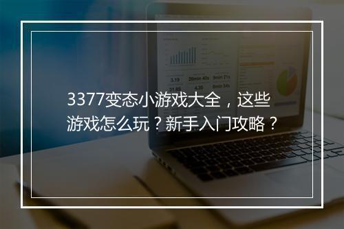 3377变态小游戏大全，这些游戏怎么玩？新手入门攻略？