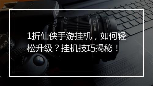 1折仙侠手游挂机,如何轻松升级?挂机技巧揭秘!