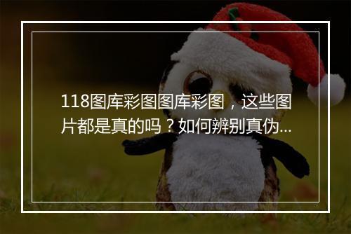 118图库彩图图库彩图，这些图片都是真的吗？如何辨别真伪？