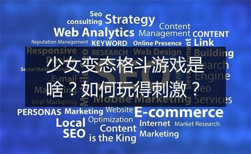 少女变态格斗游戏是啥？如何玩得刺激？