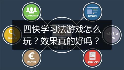 四快学习法游戏怎么玩？效果真的好吗？