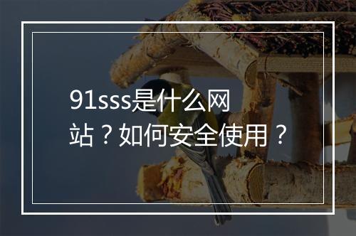 91sss是什么网站？如何安全使用？