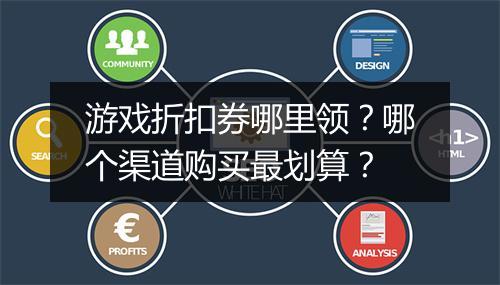 游戏折扣券哪里领？哪个渠道购买最划算？