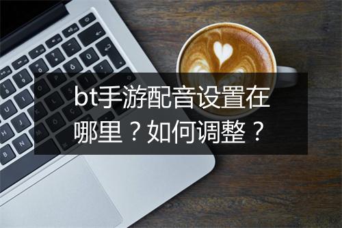 bt手游配音设置在哪里？如何调整？