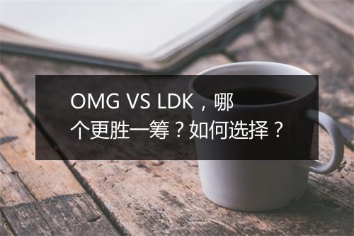 OMG VS LDK,哪个更胜一筹?如何选择?