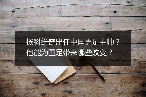 扬科维奇出任中国男足主帅?他能为国足带来哪些改变?