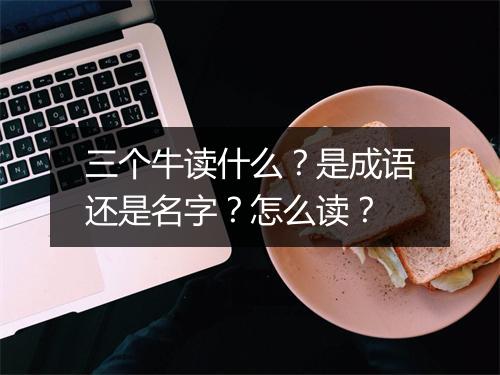 三个牛读什么？是成语还是名字？怎么读？