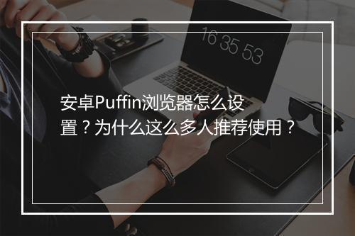 安卓Puffin浏览器怎么设置？为什么这么多人推荐使用？