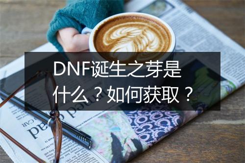 DNF诞生之芽是什么？如何获取？