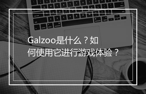 Galzoo是什么?如何使用它进行游戏体验?