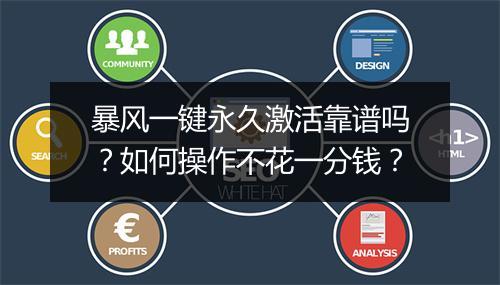 暴风一键永久激活靠谱吗?如何操作不花一分钱?