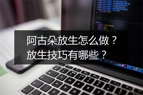 阿古朵放生怎么做?放生技巧有哪些?