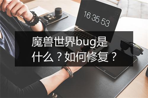 魔兽世界bug是什么?如何修复?