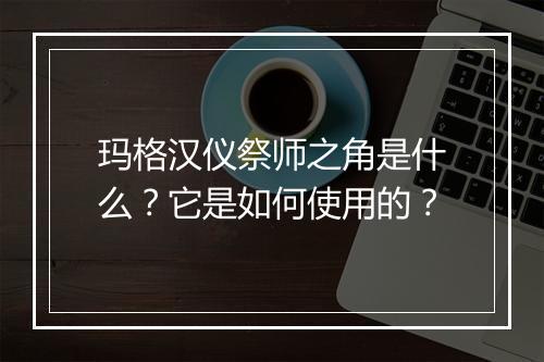 玛格汉仪祭师之角是什么？它是如何使用的？