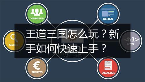 王道三国怎么玩?新手如何快速上手?