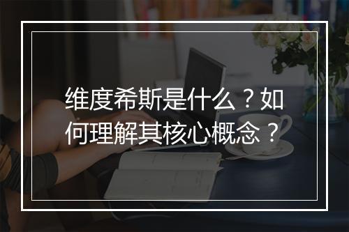维度希斯是什么?如何理解其核心概念?