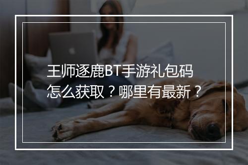 王师逐鹿BT手游礼包码怎么获取?哪里有最新?