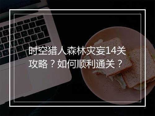 时空猎人森林灾妄14关攻略？如何顺利通关？