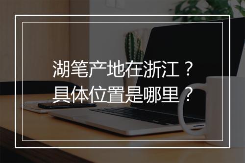 湖笔产地在浙江？具体位置是哪里？
