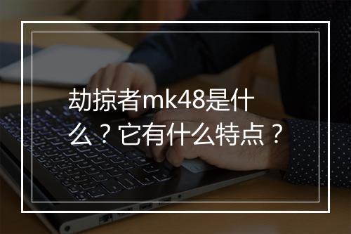劫掠者mk48是什么？它有什么特点？