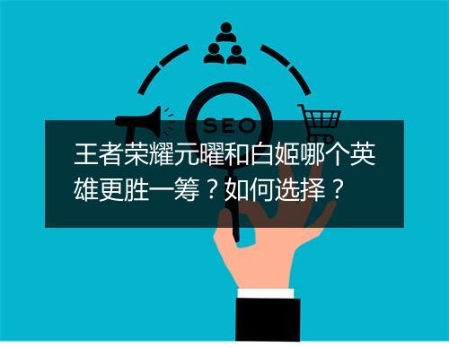 王者荣耀元曜和白姬哪个英雄更胜一筹？如何选择？